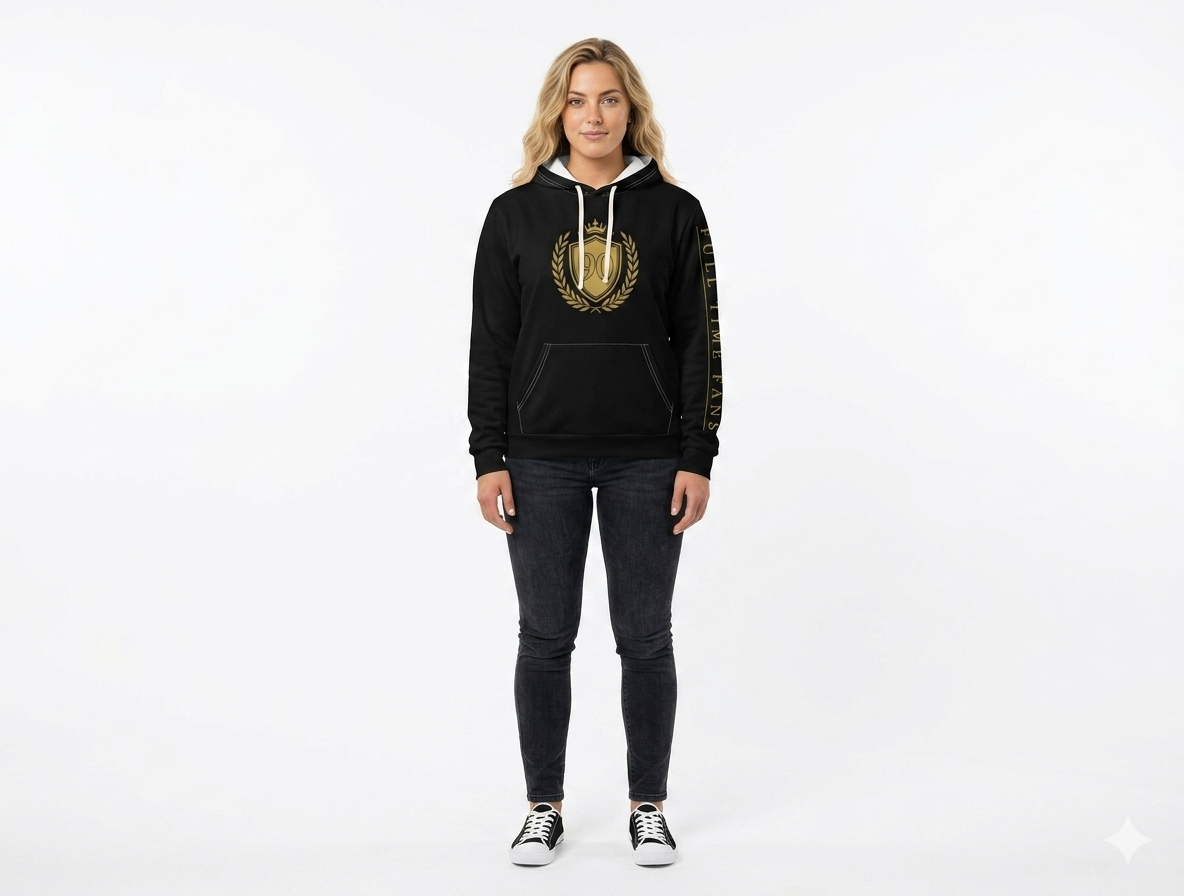 Ninety Minute — Full Time Fans Gold Crest Hoodie