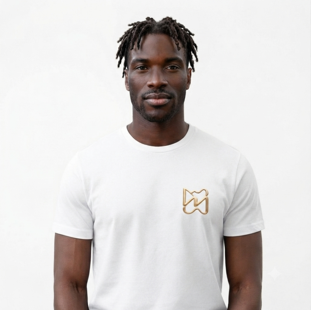 Ninety Minute Jersey Short Sleeve Tee – Men’s Small Emblem (Black/White)