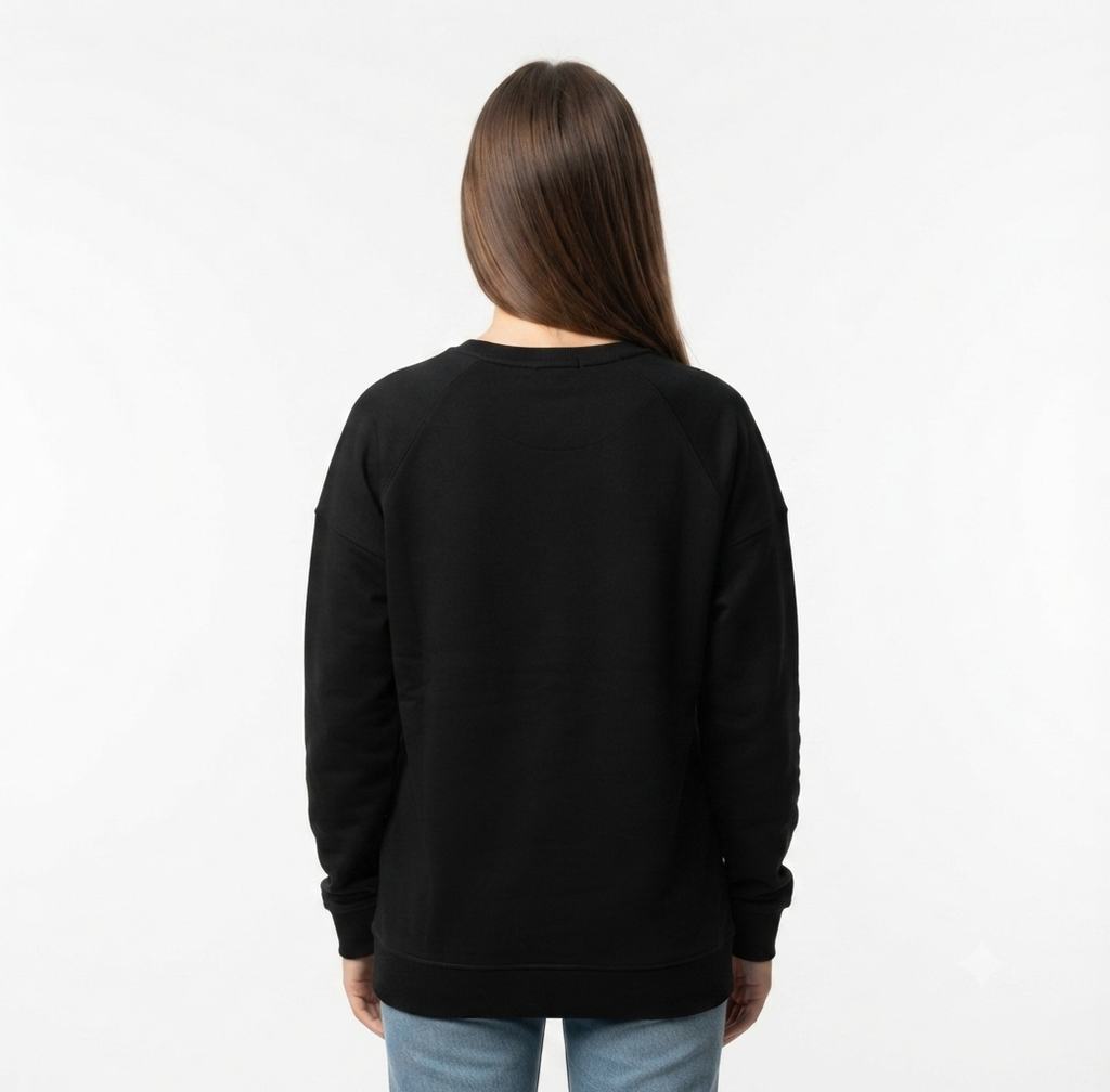 Ninety Minute French Terry Raglan Crewneck – Women’s Small Emblem (Black)