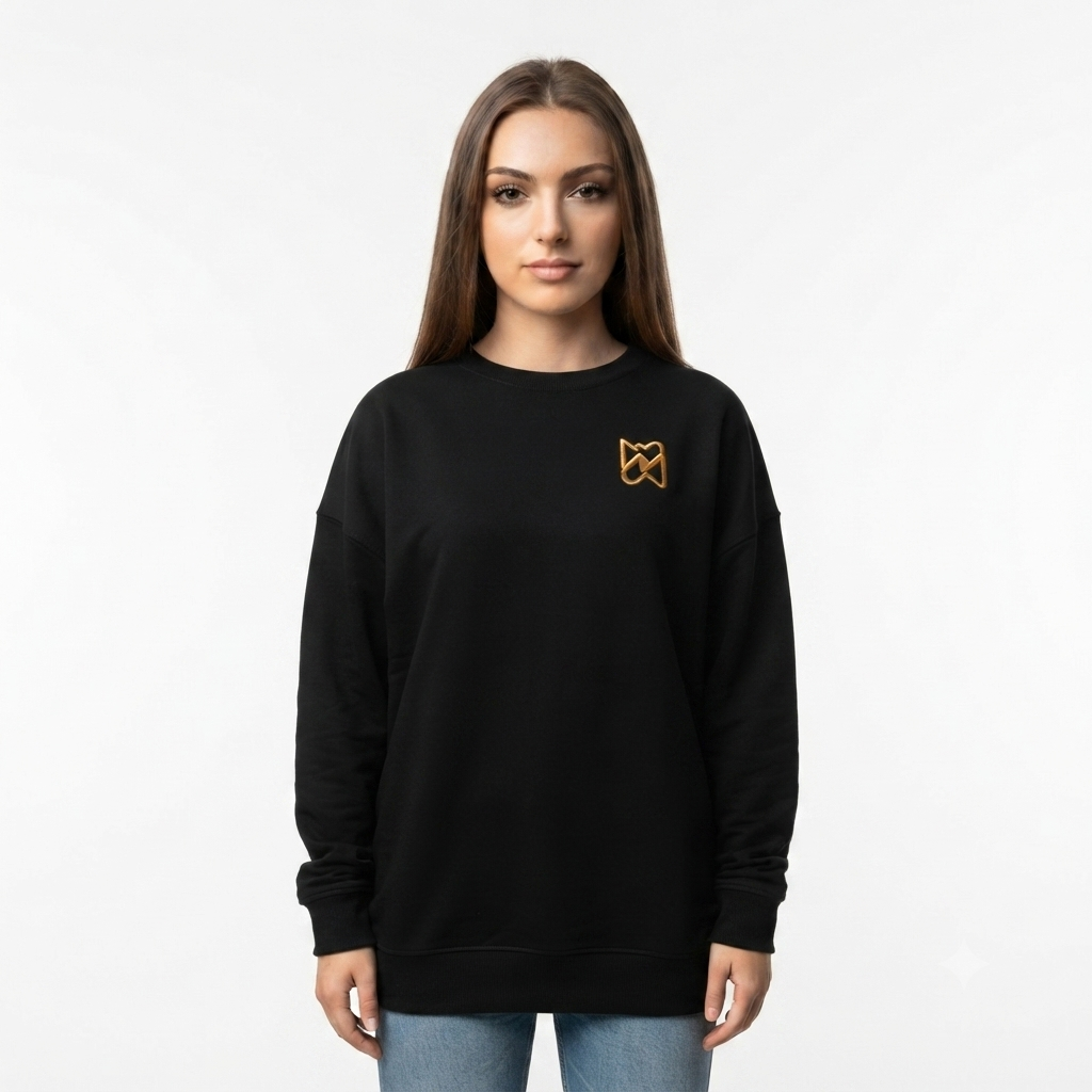Ninety Minute French Terry Raglan Crewneck – Women’s Small Emblem (Black)