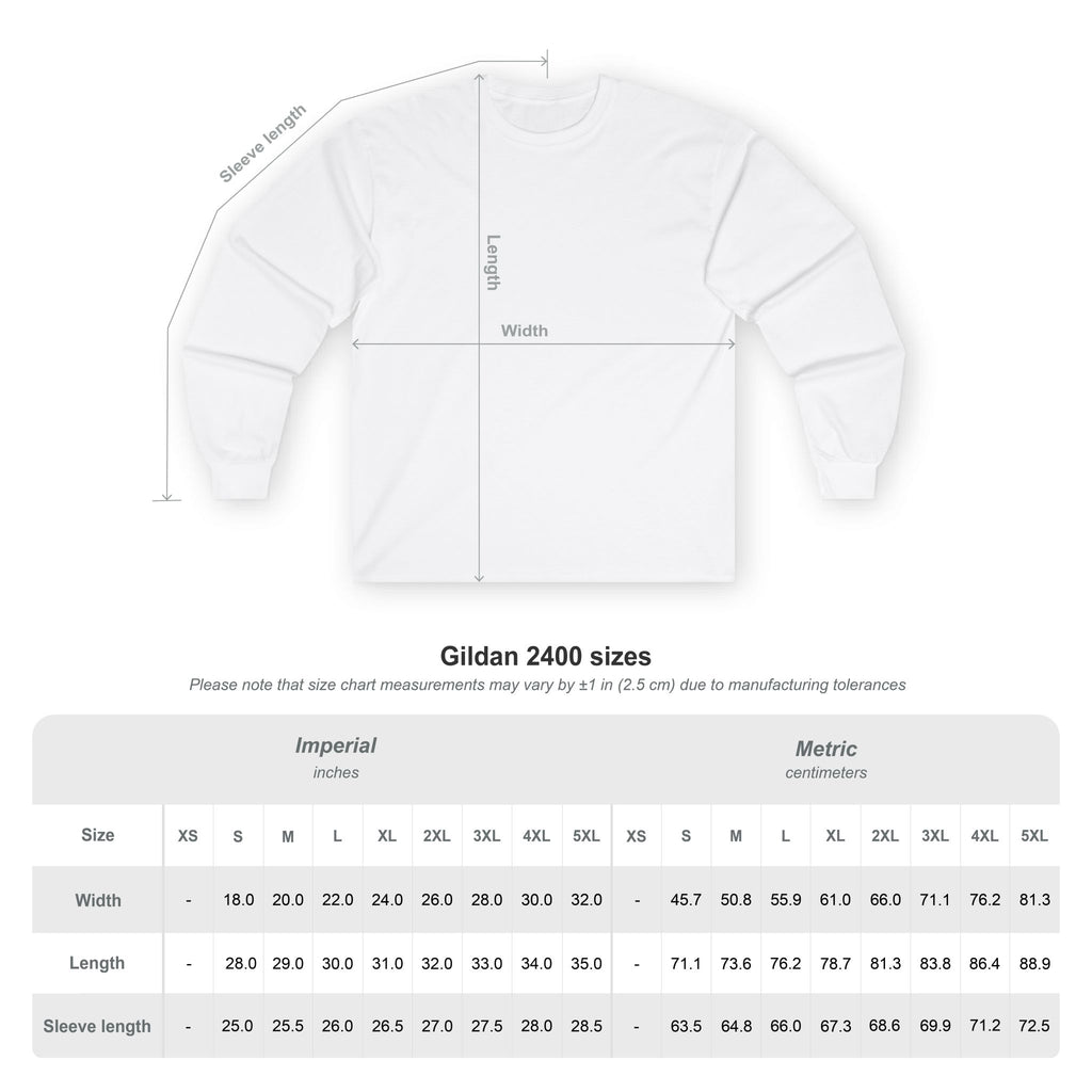 Ninety Minute Women’s Ultra Cotton Long Sleeve Tee (Black/White, Wordmark)