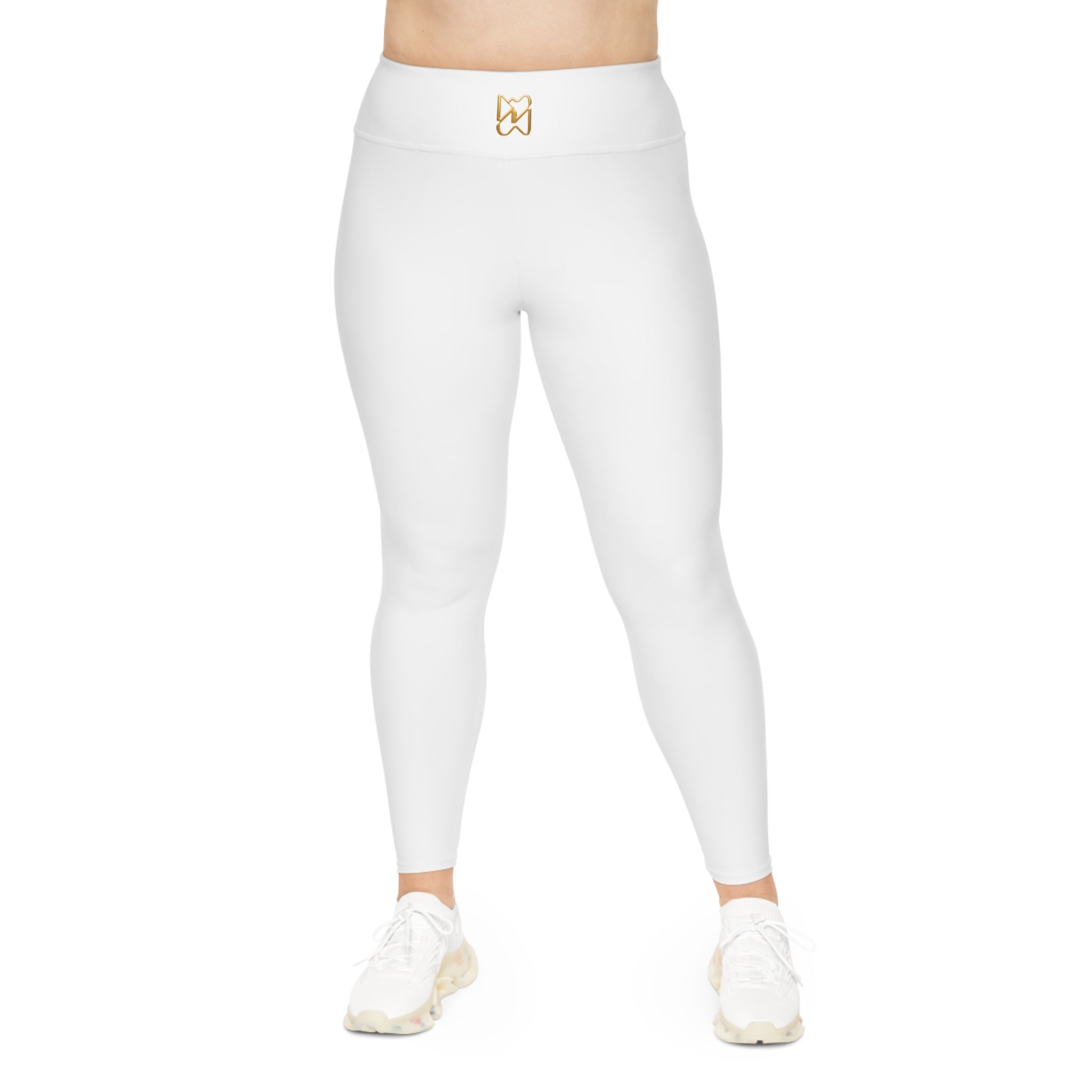 Ninety Minute Plus Size Leggings – High-Rise (White)