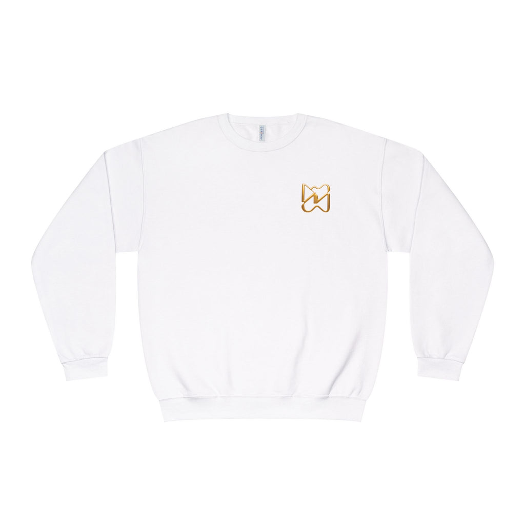 Ninety Minute NuBlend® Crewneck Sweatshirt – Women’s Small Emblem (Black/White)