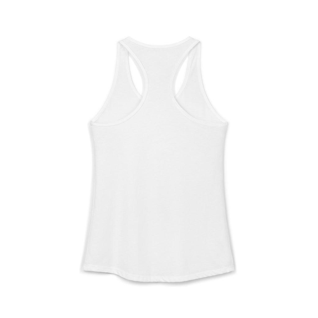 Ninety Minute | Gold Crest Logo Racerback Tank | Women’s Slim Fit Sleeveless Top