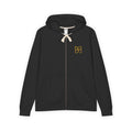 Ninety Minute Men’s Re-Fleece Full-Zip Hoodie (Black/White, Icon)