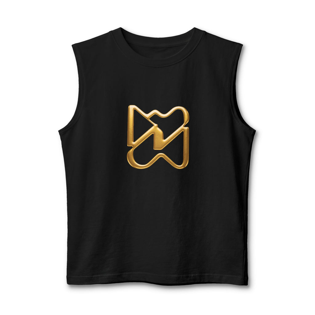 Ninety Minute Men’s Jersey Muscle Tank (Black/White)