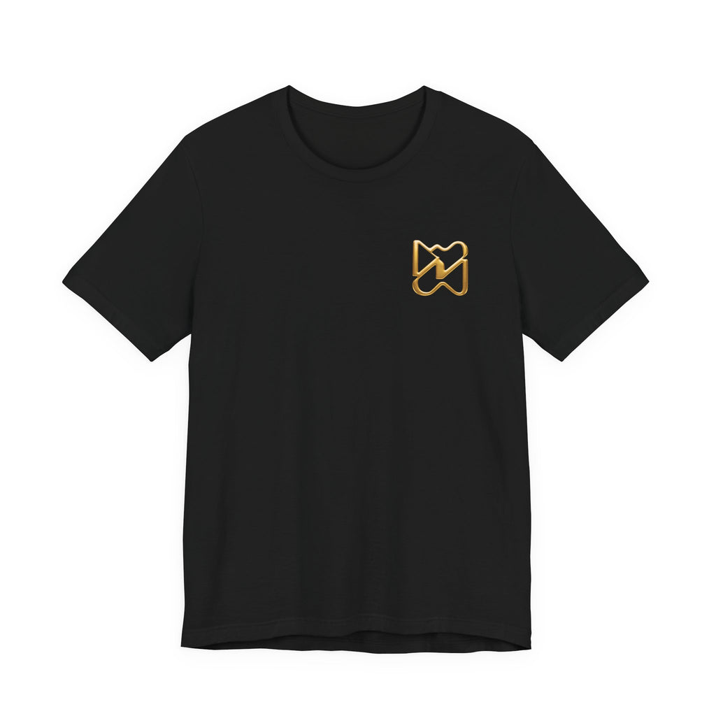 Ninety Minute Jersey Short Sleeve Tee – Men’s Small Emblem (Black/White)