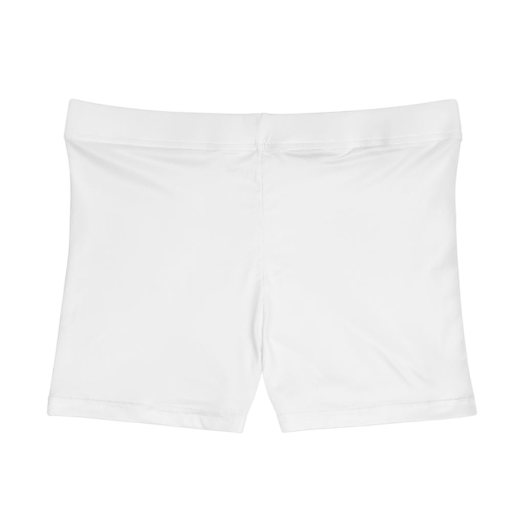 Ninety Minute | Gold Crest Logo Sculpting Shorts | Women’s Active Faux-Suede Shorts - White