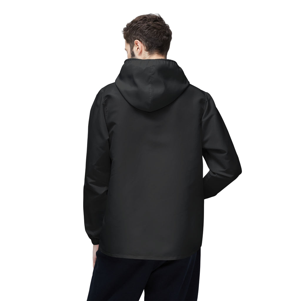 Ninety Minute Men’s Windbreaker Jacket (Black)