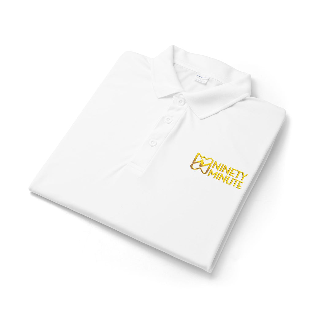 Ninety Minute Men’s Competitor Polo (Black/White)