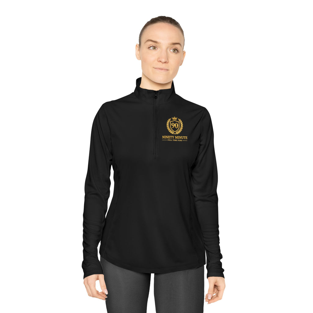 Ninety Minute — Gold Crest Quarter-Zip Pullover | Women’s Athletic Top