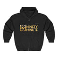 Ninety Minute Heavy Blend™ Full-Zip Hoodie – Women’s Wordmark (Black)