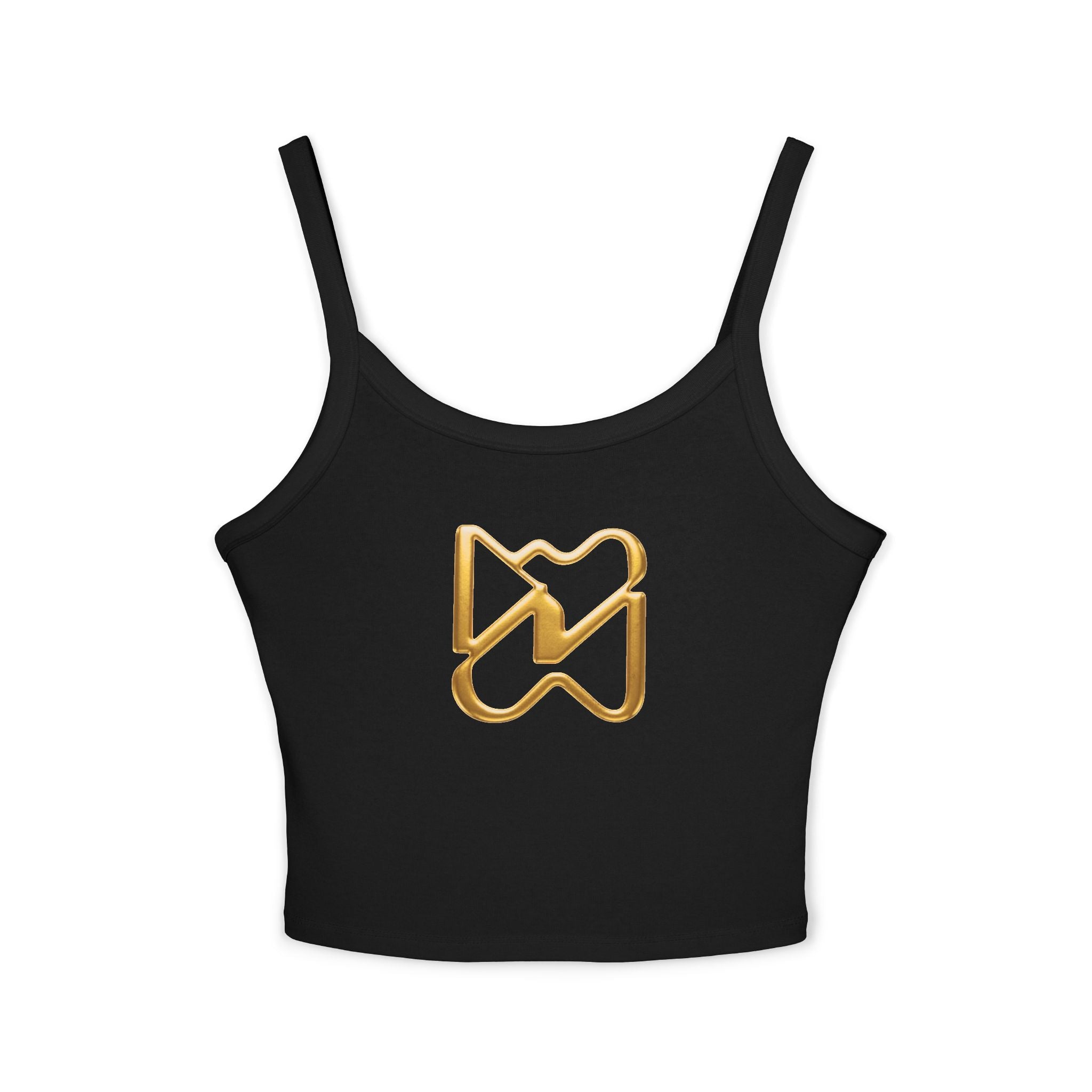 Ninety Minute Women’s Spaghetti Strap Tank Top (Black/White)