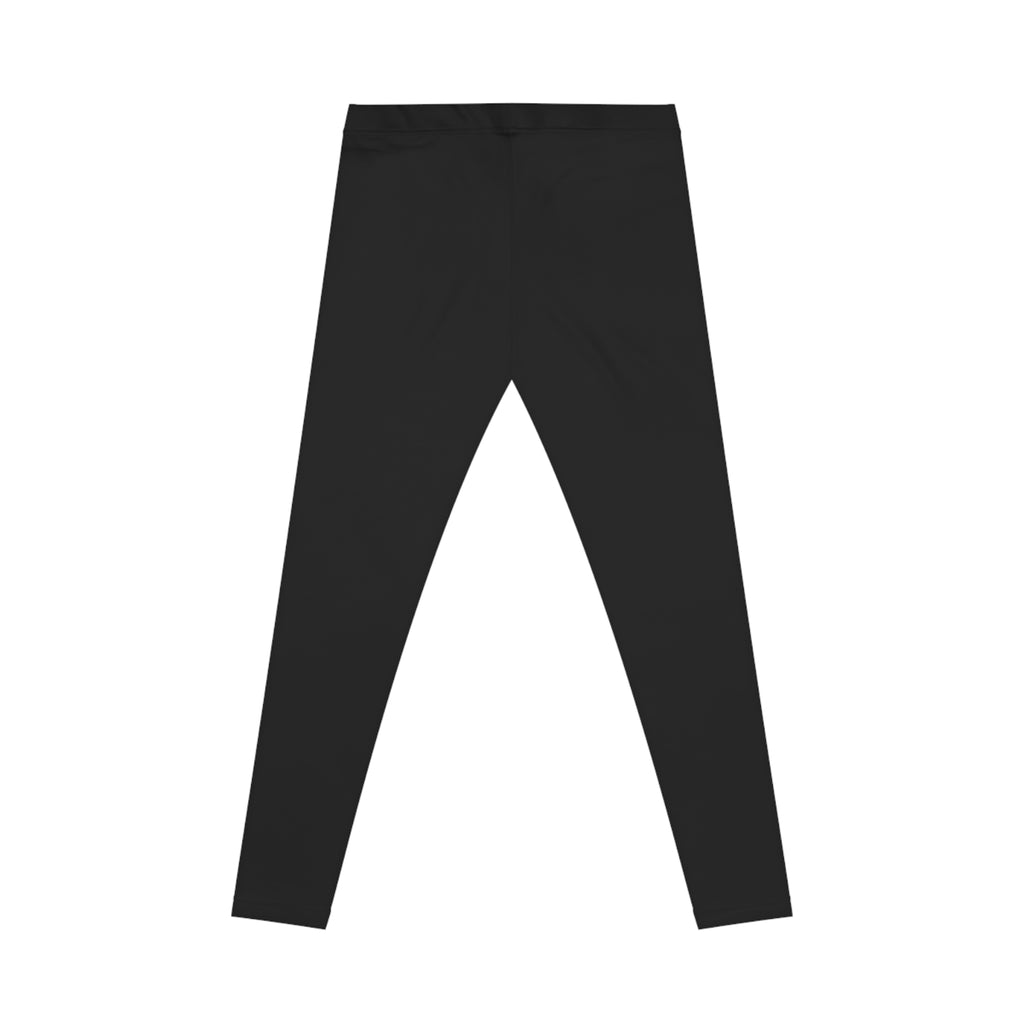 Ninety Minute | Gold Crest Logo Everyday Leggings | Women’s Mid-Rise Stretch Pants - Black