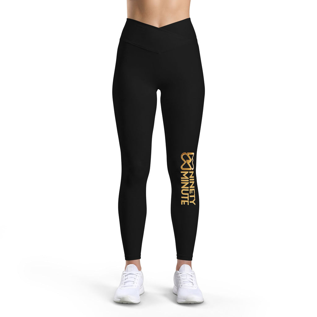 Ninety Minute Luxe Leggings – Women’s Cross-Front (Black)
