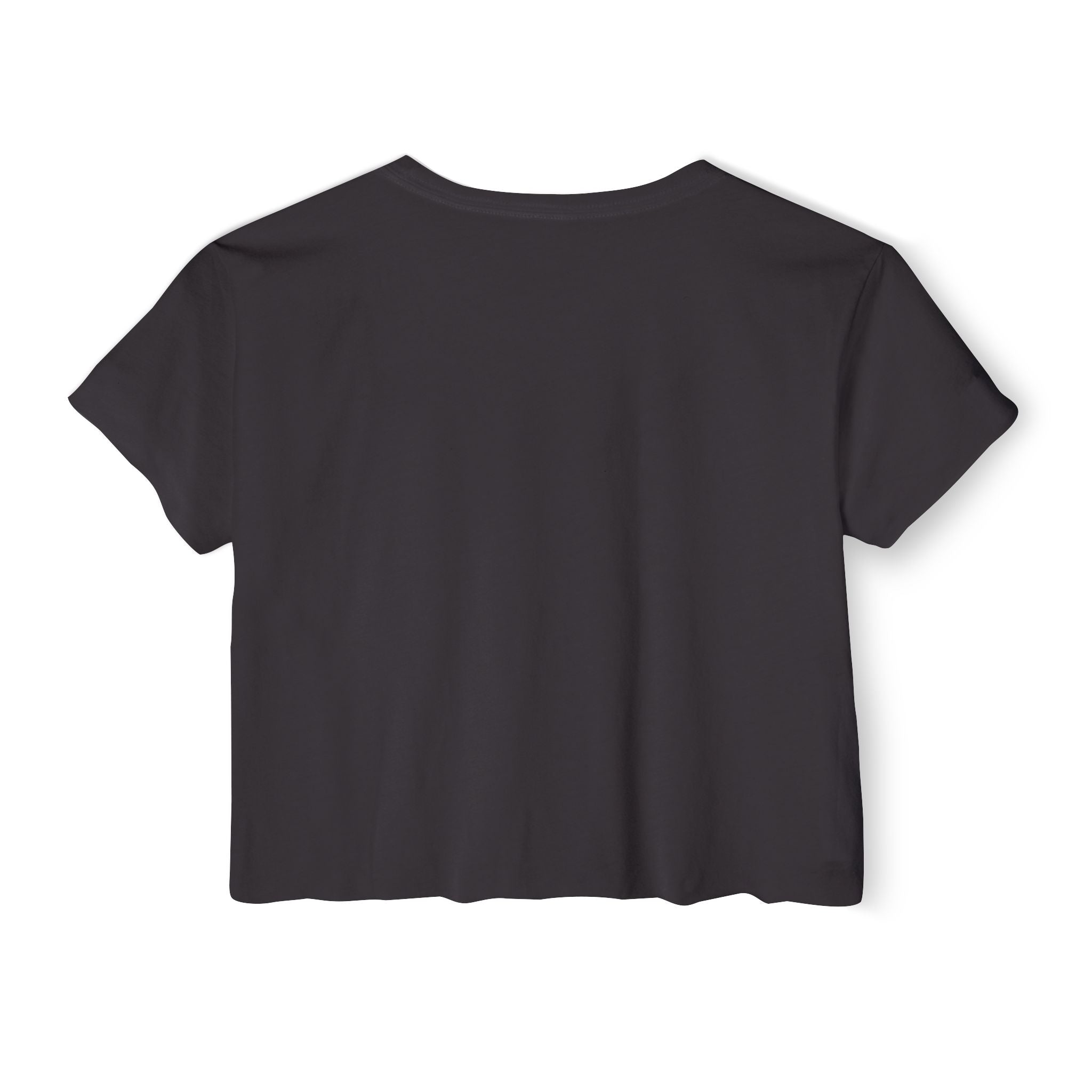 Ninety Minute | Gold Crest Logo Cropped Tee | Women’s Scoop Neck Crop Top