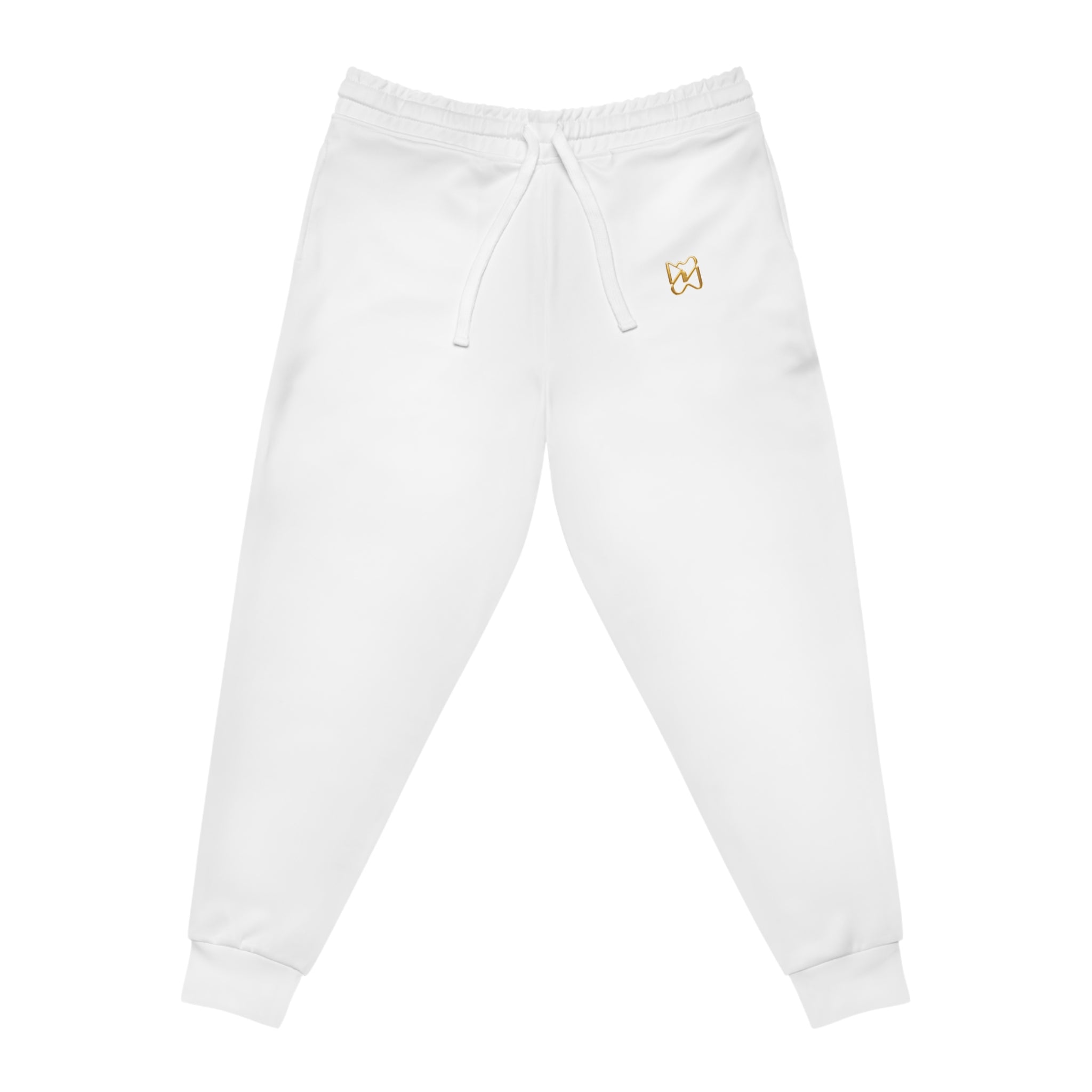 Ninety Minute Athletic Joggers – Men Emblem (White)