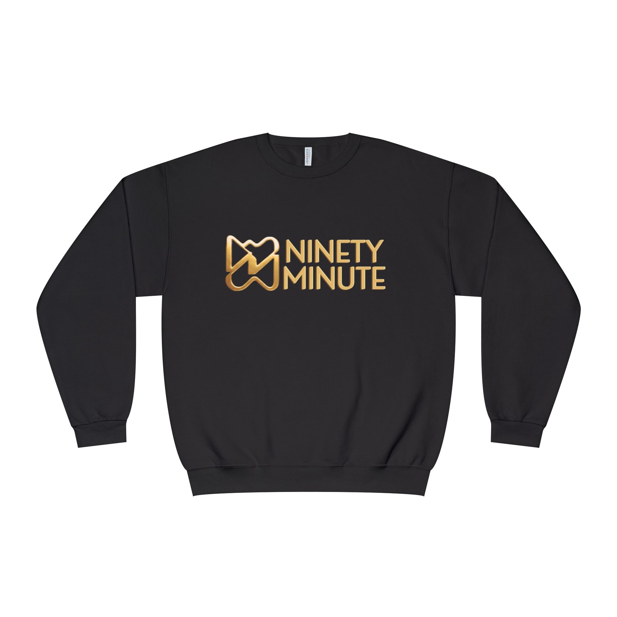 Ninety Minute NuBlend® Crewneck Sweatshirt – Women’s Large Wordmark (Black/White)