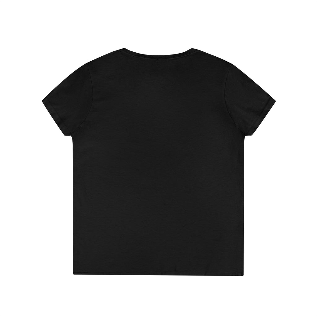 Ninety Minute | Gold Crest Logo V-Neck Tee | Women’s Cotton Crewneck