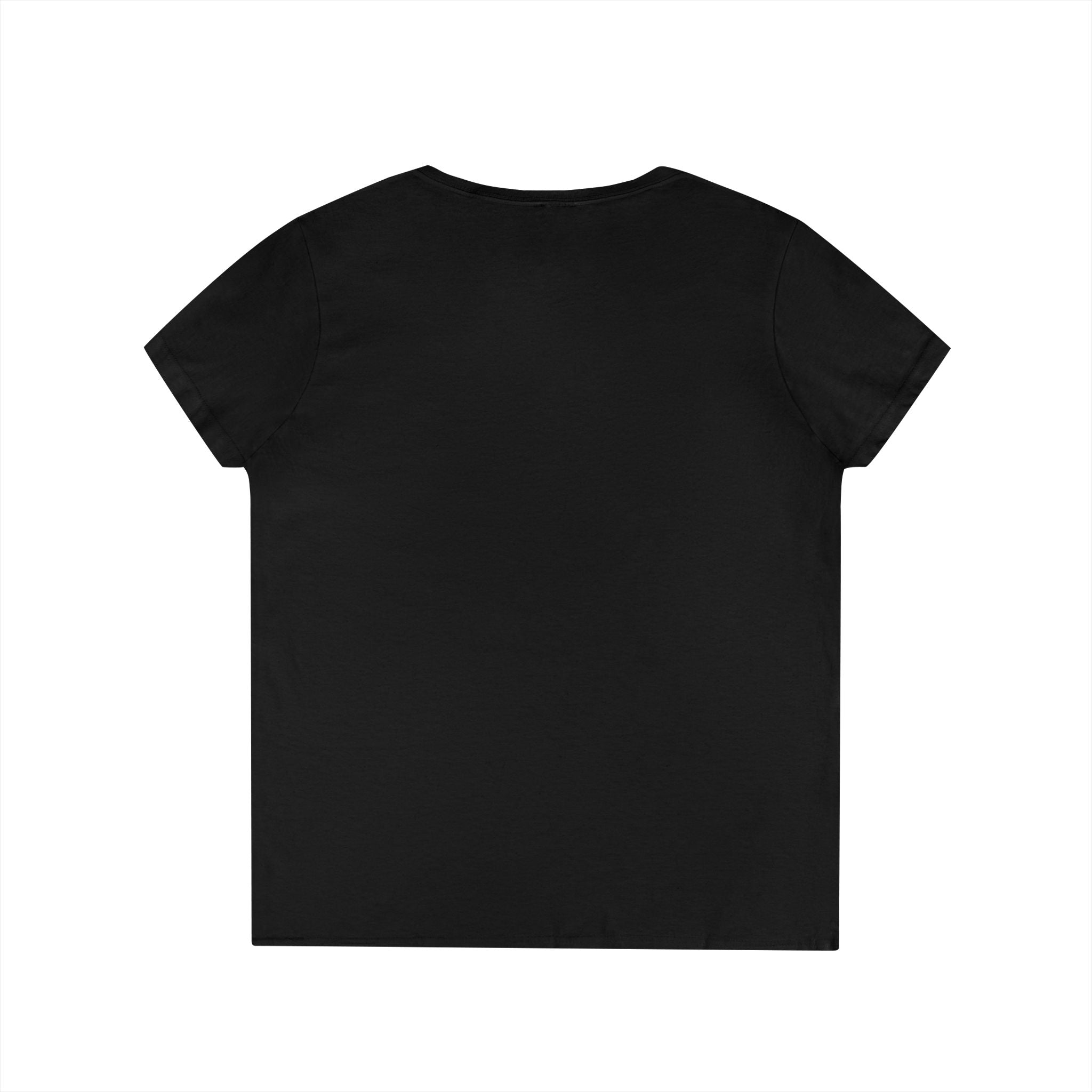 Ninety Minute | Gold Crest Logo V-Neck Tee | Women’s Cotton Crewneck