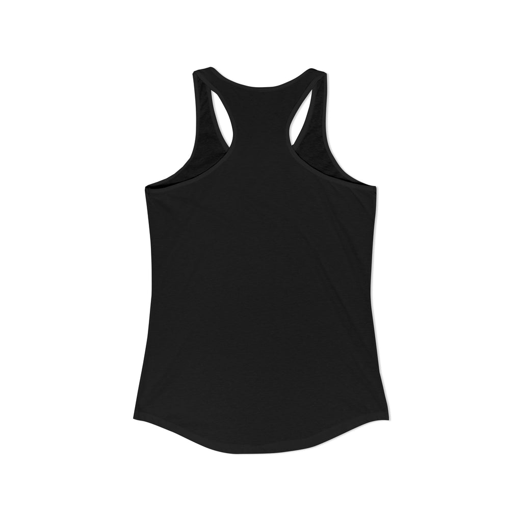 Ninety Minute | Gold Crest Logo Racerback Tank | Women’s Slim Fit Sleeveless Top
