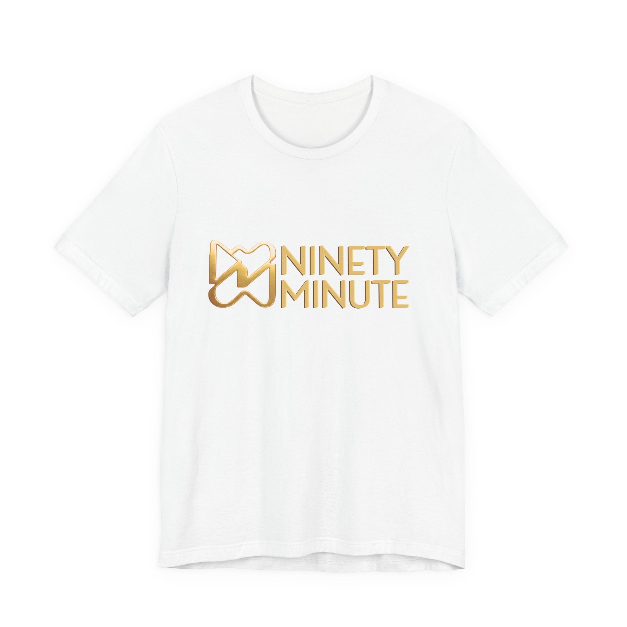 Ninety Minute Jersey Short Sleeve Tee – Women’s Large Wordmark (Black/White)
