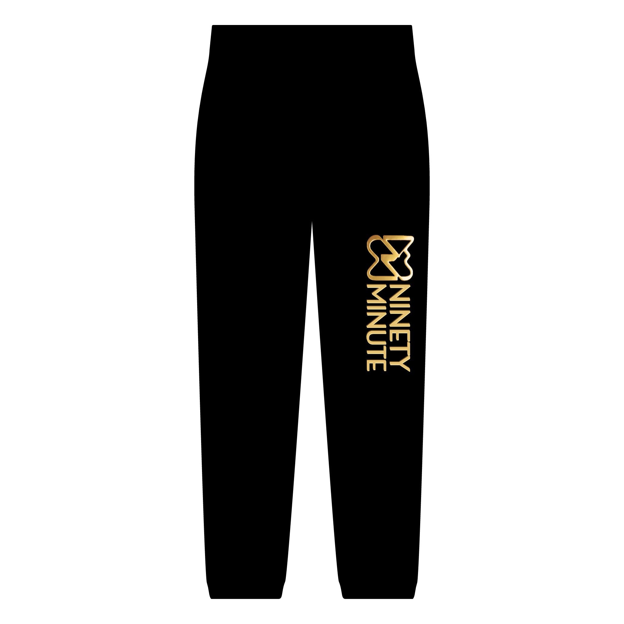 Ninety Minute Men’s Sponge Fleece Sweatpants (Black)