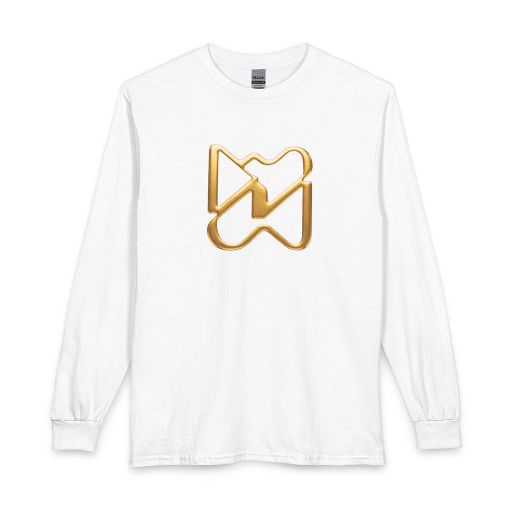 Ninety Minute Women’s Long Sleeve T-Shirt (Black/White, Icon)