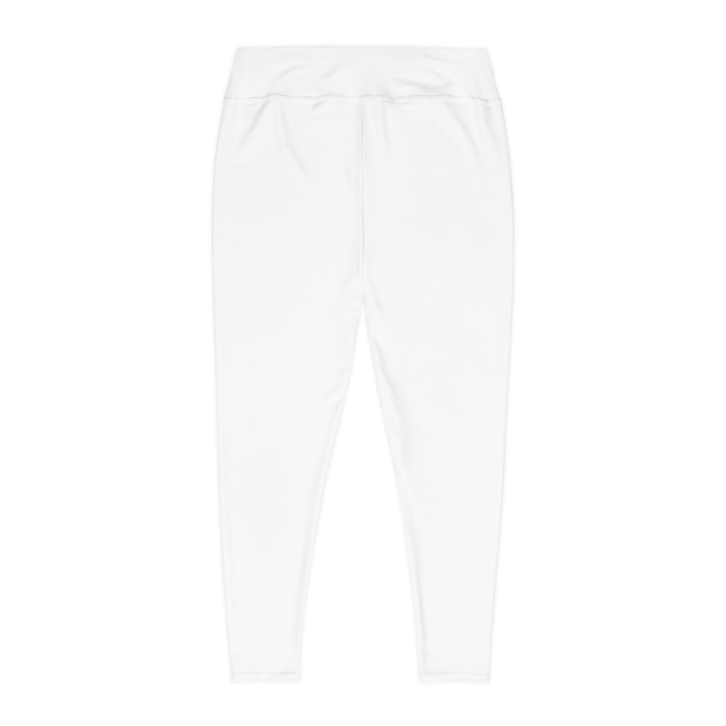 Ninety Minute Plus Size Leggings – High-Rise (White)