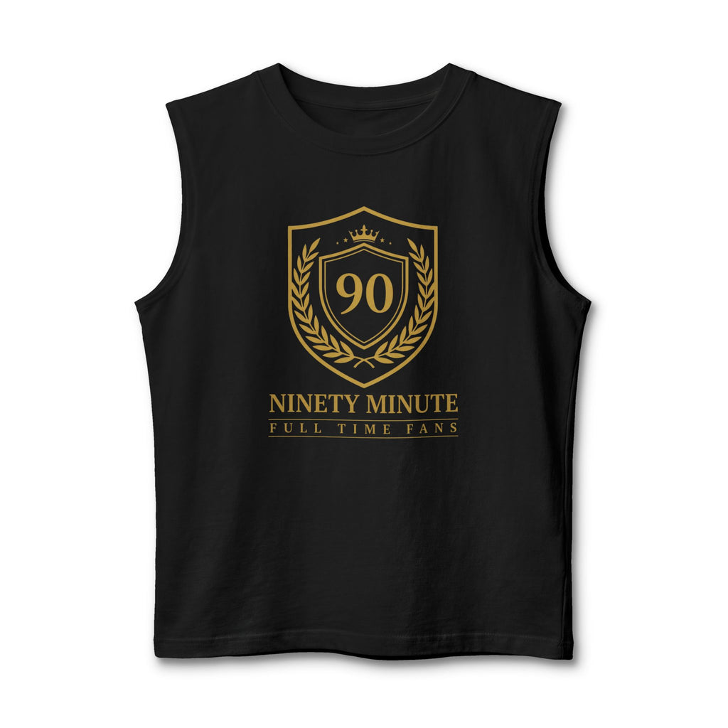Ninety Minute Crest 90 Muscle Tank | Sports Soccer Training Tee