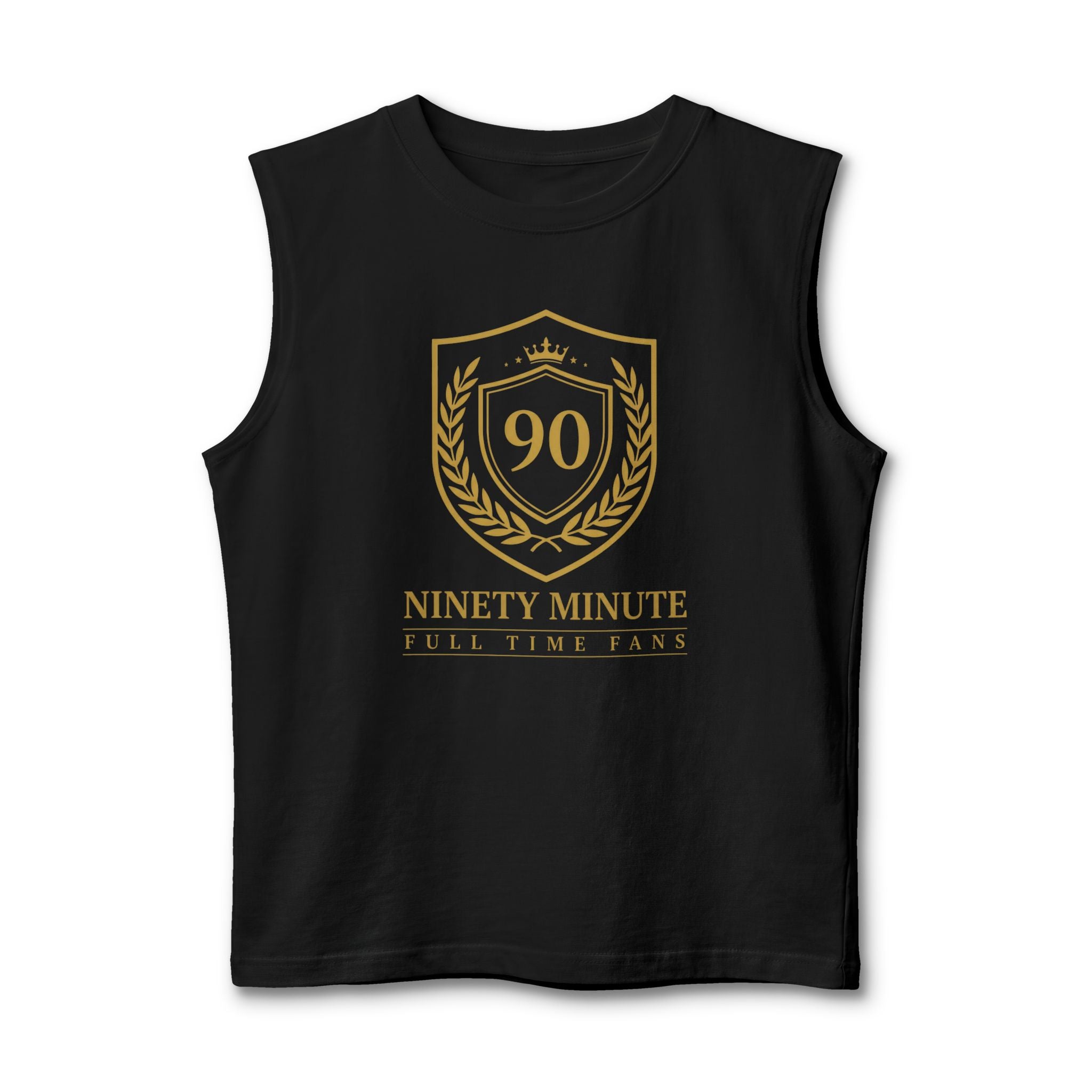 Ninety Minute Crest 90 Muscle Tank | Sports Soccer Training Tee