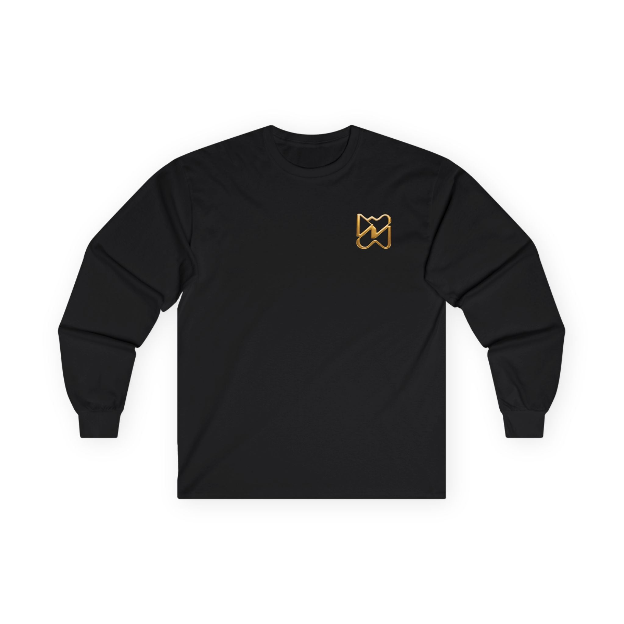 Ninety Minute Women’s Ultra Cotton Long Sleeve Tee (Black/White)