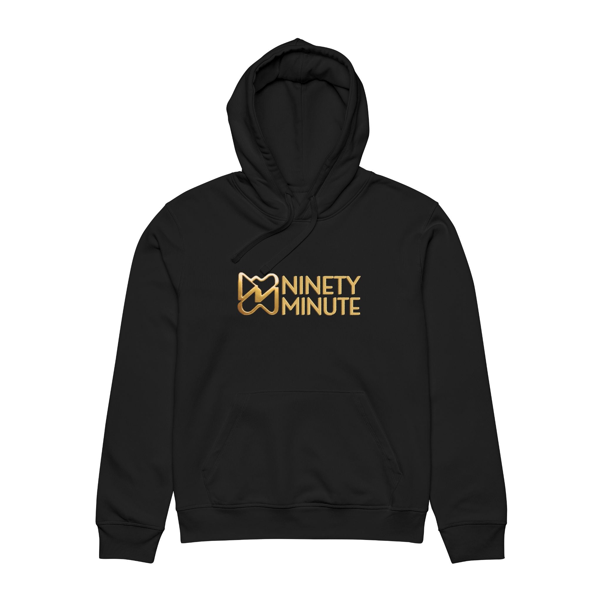 Ninety Minute Women’s Organic Mid-Weight Hoodie (Black/White)