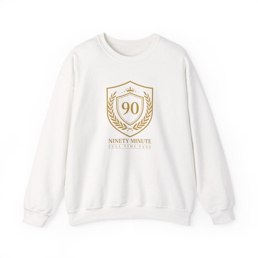 Ninety Minute — Gold Shield Crewneck Sweatshirt | Full Time Fans