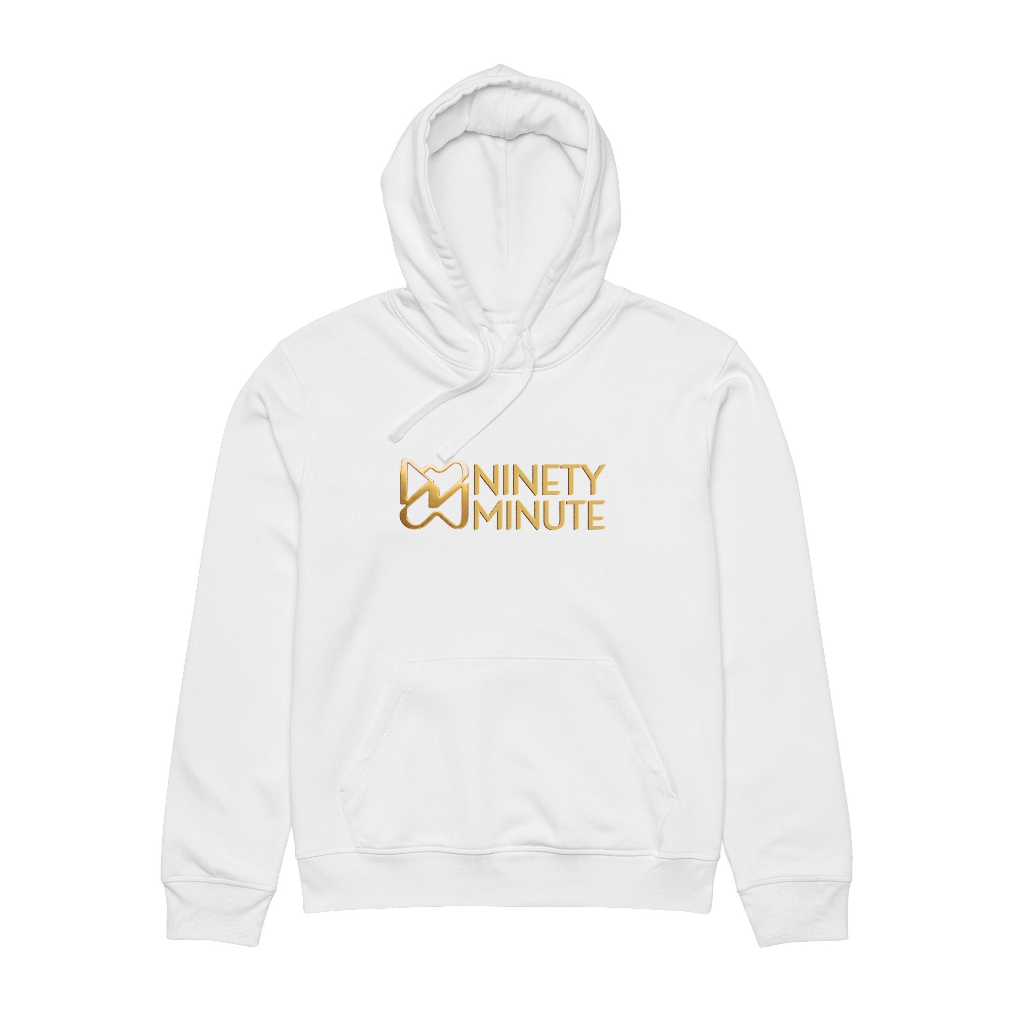 Ninety Minute Women’s Organic Mid-Weight Hoodie (Black/White)
