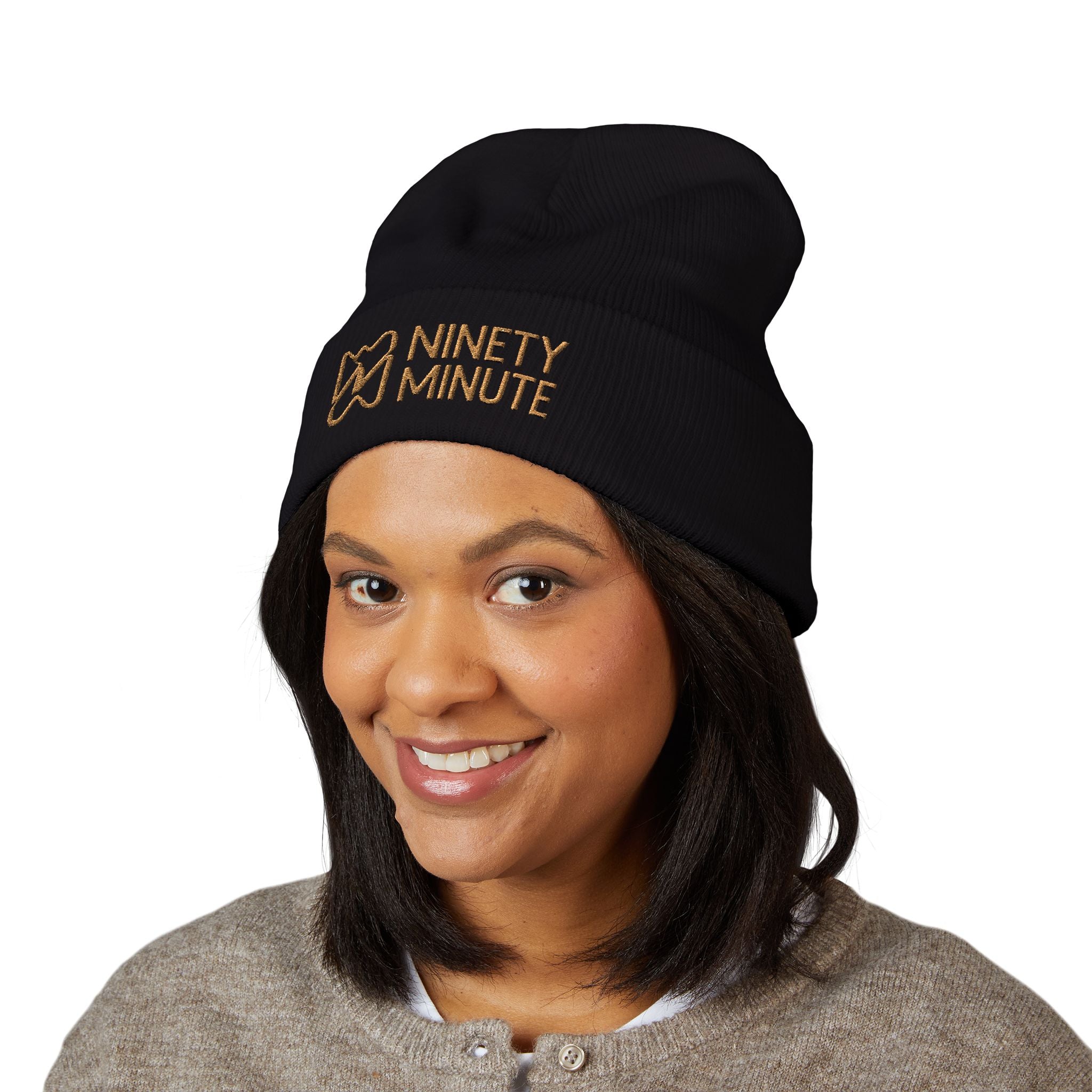Ninety Minute Classic Cuffed Beanie (Embroidery)