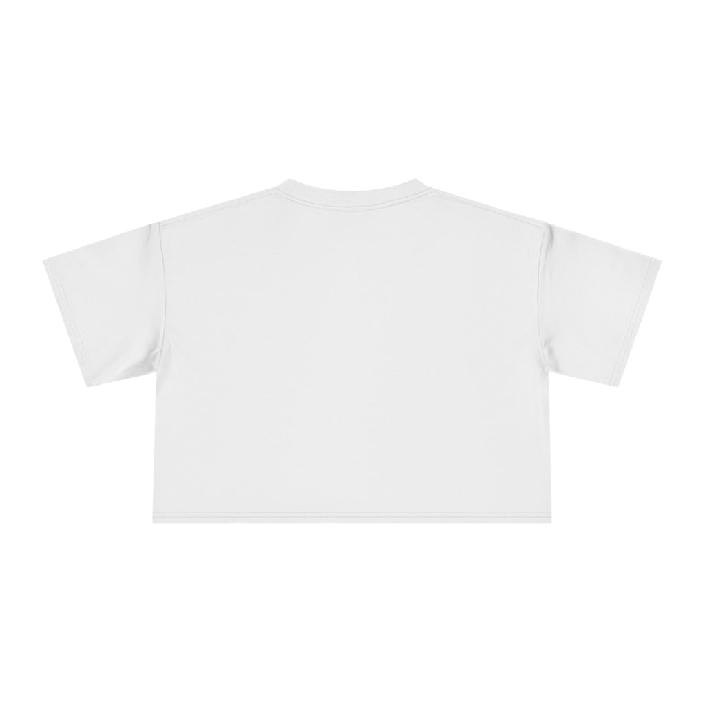 Ninety Minute | Gold Crest Logo Boxy Crop Tee | Women’s Relaxed Crewneck