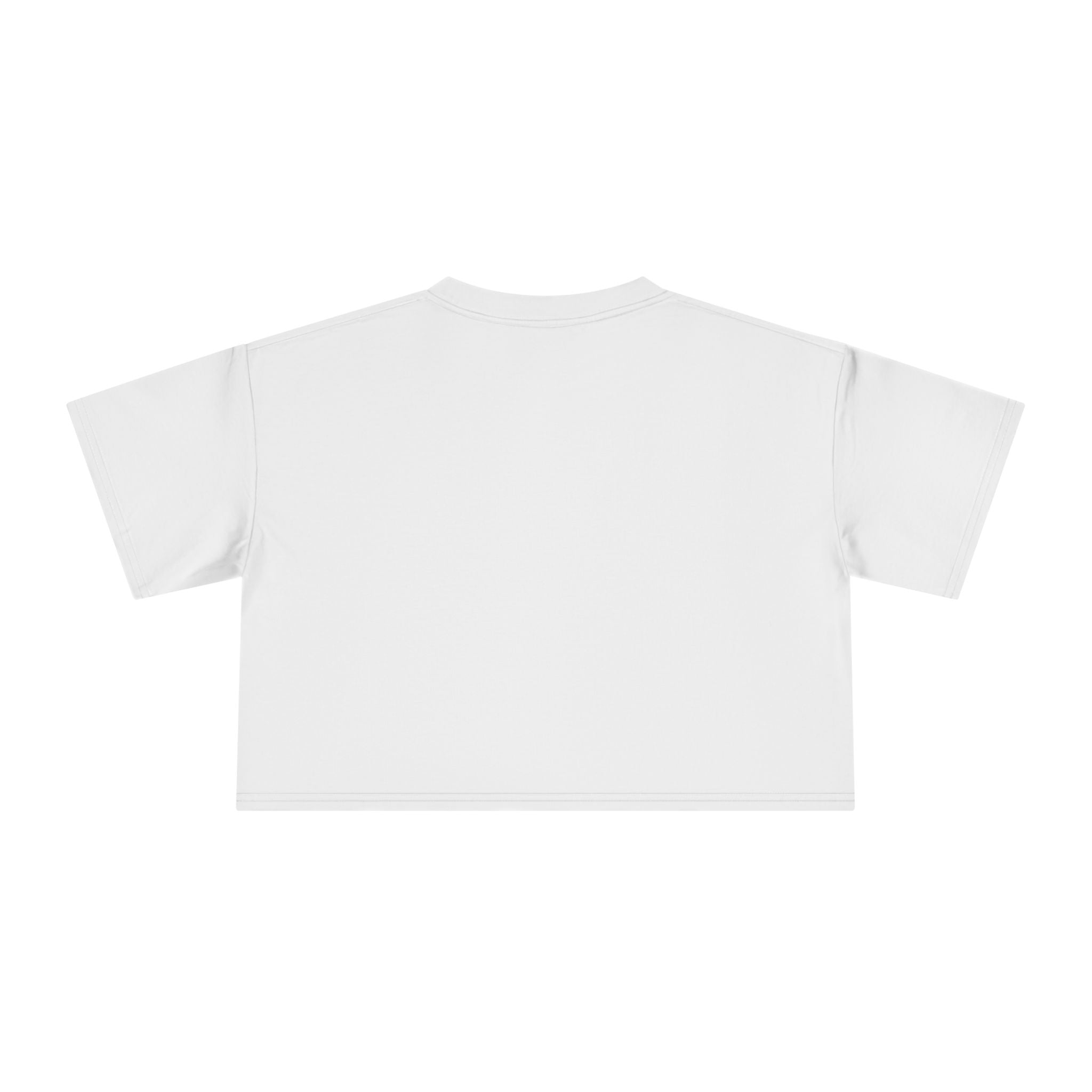 Ninety Minute | Gold Crest Logo Boxy Crop Tee | Women’s Relaxed Crewneck