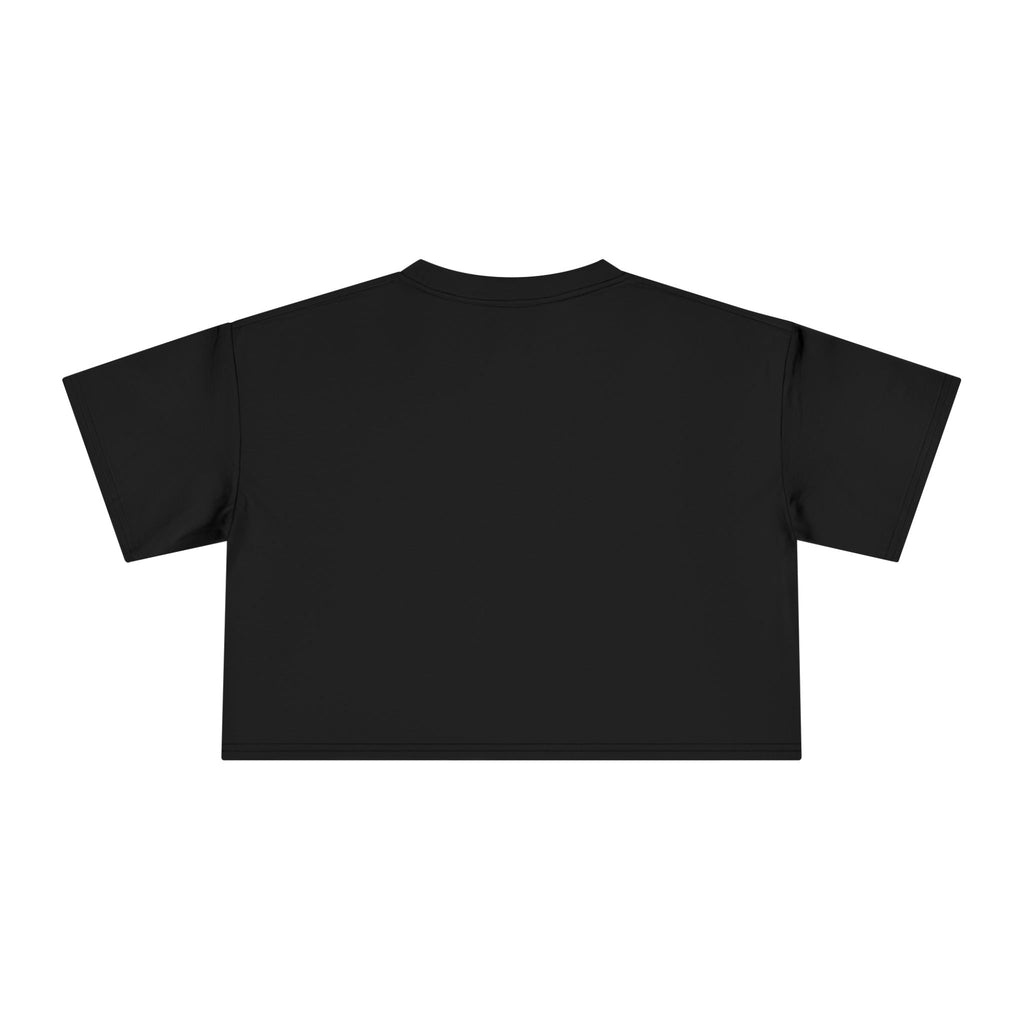 Ninety Minute | Gold Crest Logo Boxy Crop Tee | Women’s Relaxed Crewneck