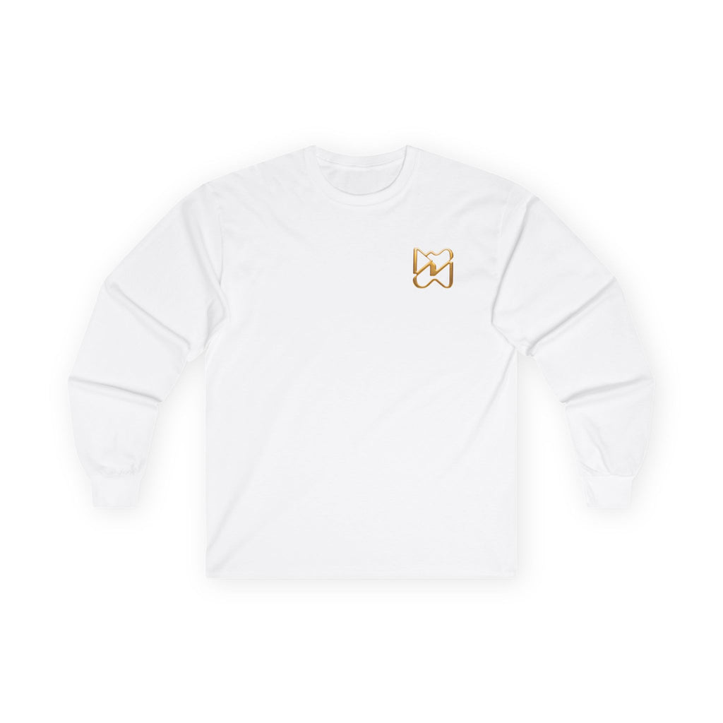 Ninety Minute Women’s Ultra Cotton Long Sleeve Tee (Black/White)