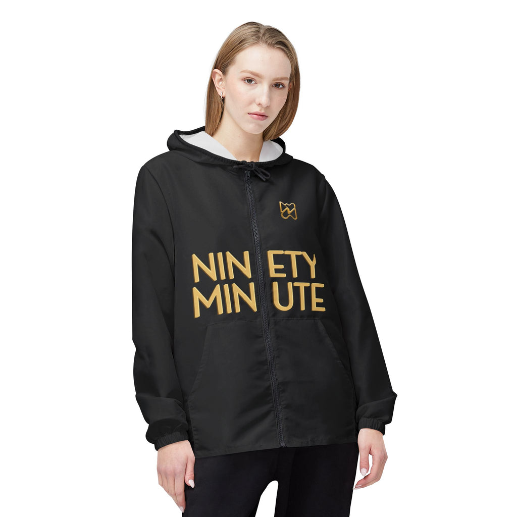 Ninety Minute Women’s Windbreaker Jacket (Black)