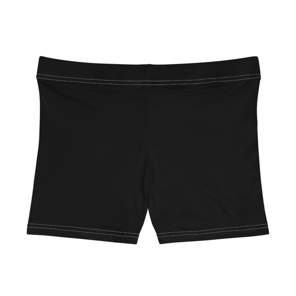 Ninety Minute | Gold Crest Logo Sculpting Shorts | Women’s Active Faux-Suede Shorts - Black