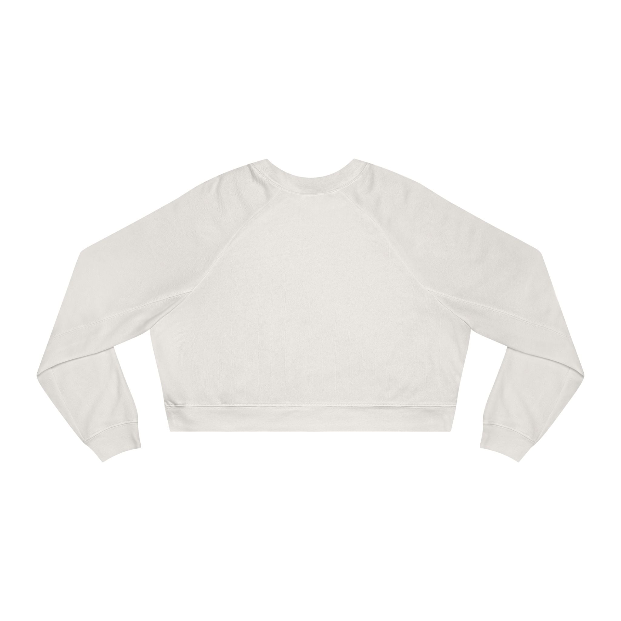 Ninety Minute | Gold Crest Logo Cropped Pullover | Black Women’s Crewneck