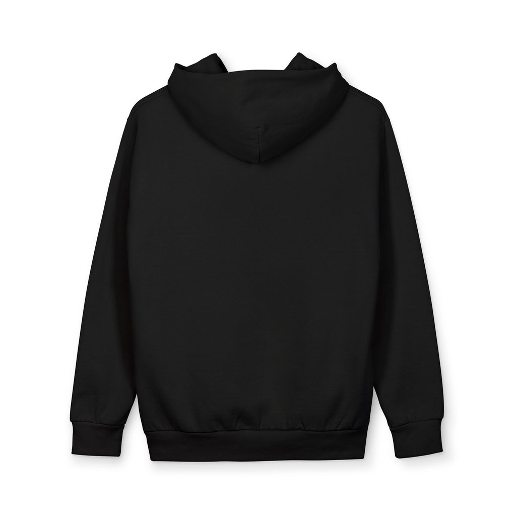 Ninety Minute Women’s Urban Pullover Hoodie (Black/White, Chest Icon)