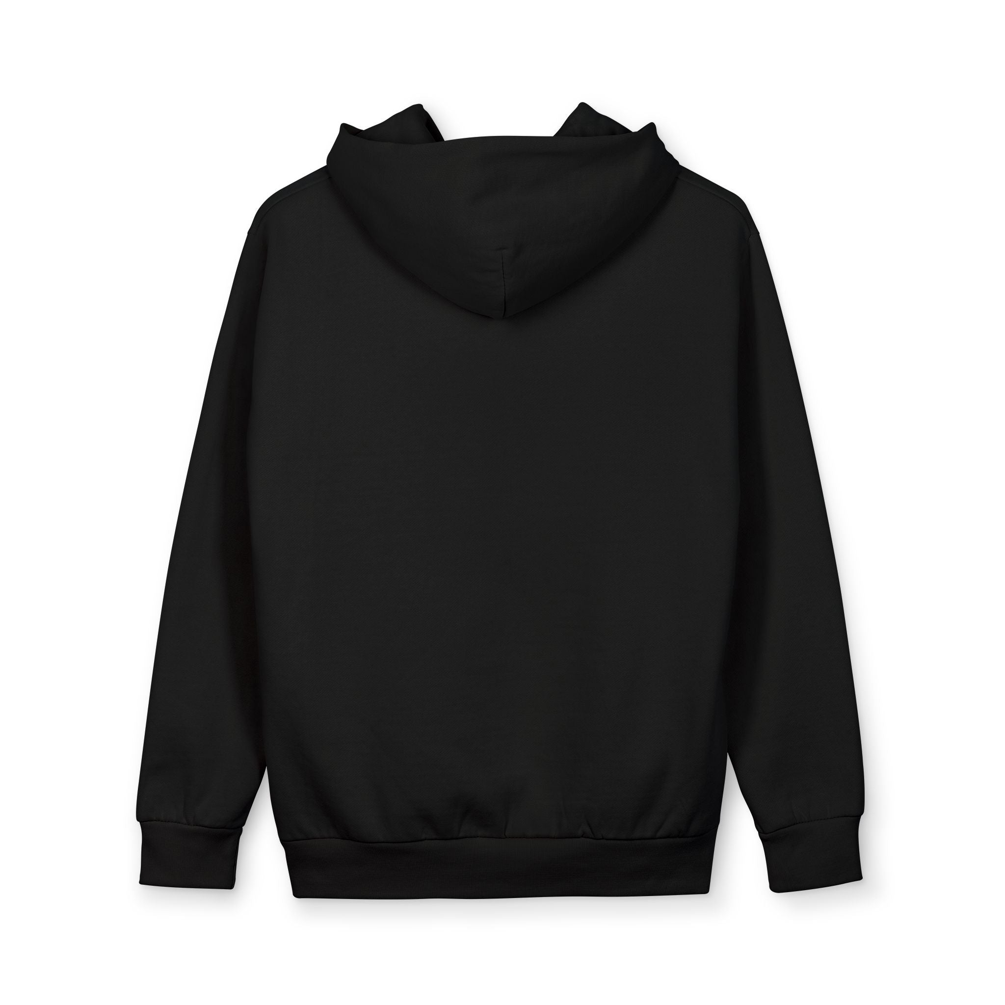 Ninety Minute Women’s Urban Pullover Hoodie (Black/White, Chest Icon)