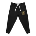 Ninety Minute — Full Shield Badge Athletic Joggers | Black