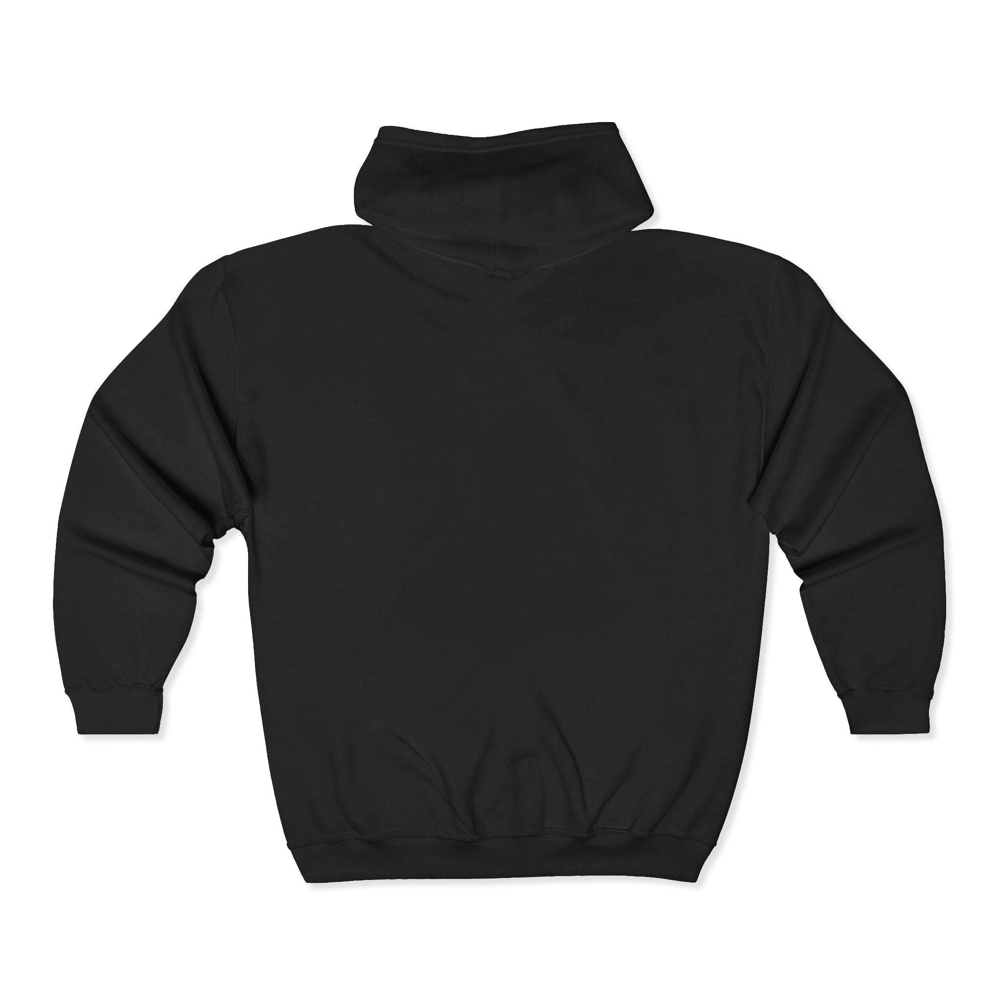 Ninety Minute Heavy Blend™ Full-Zip Hoodie – Men’s Wordmark (Black)
