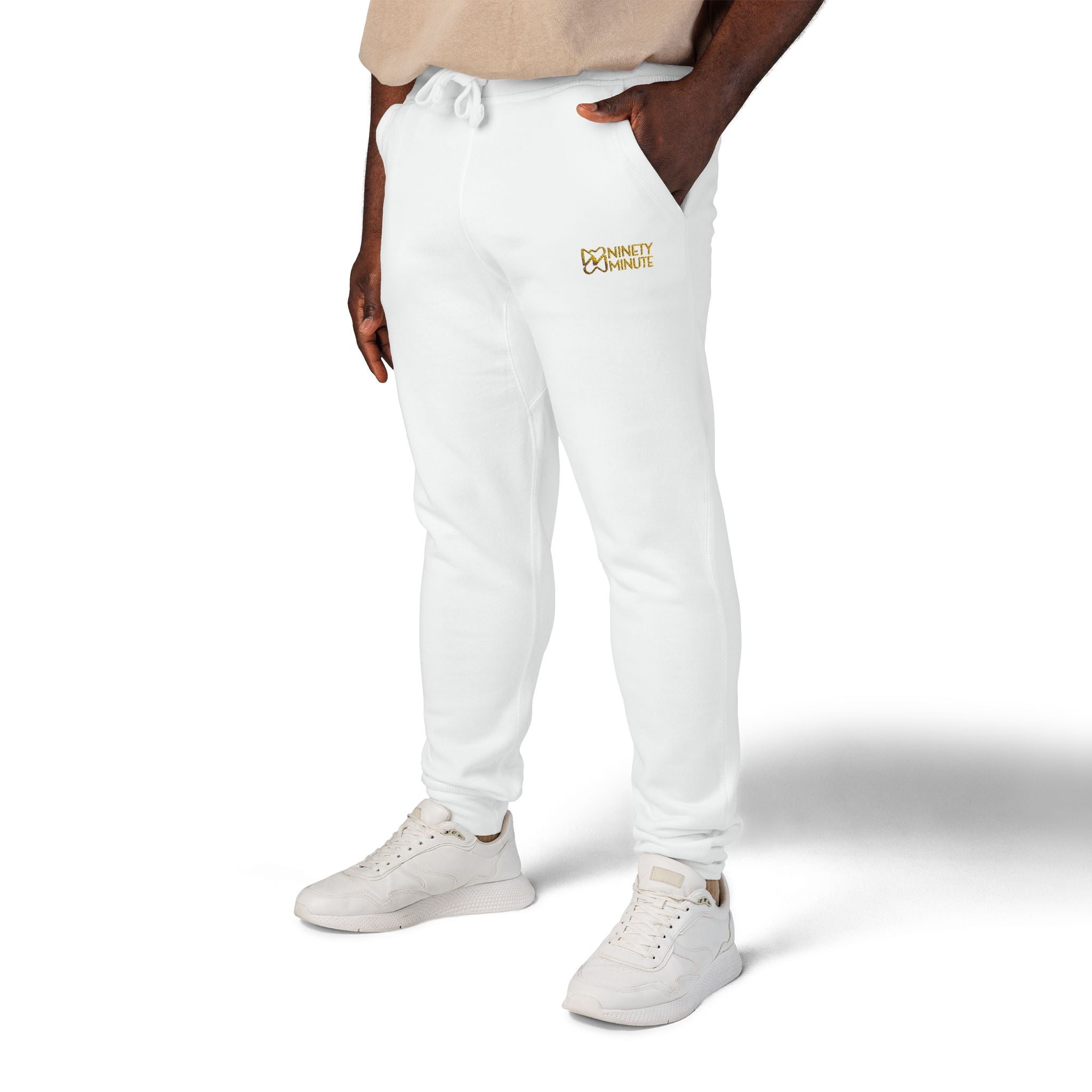 Ninety Minute Fleece Sweatpants – Men (Black/White)