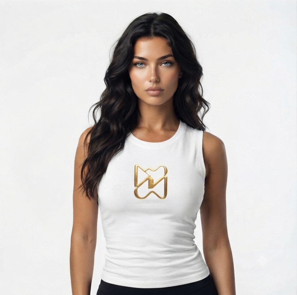 Ninety Minute Muscle Tank – Women Jersey (Black/White)