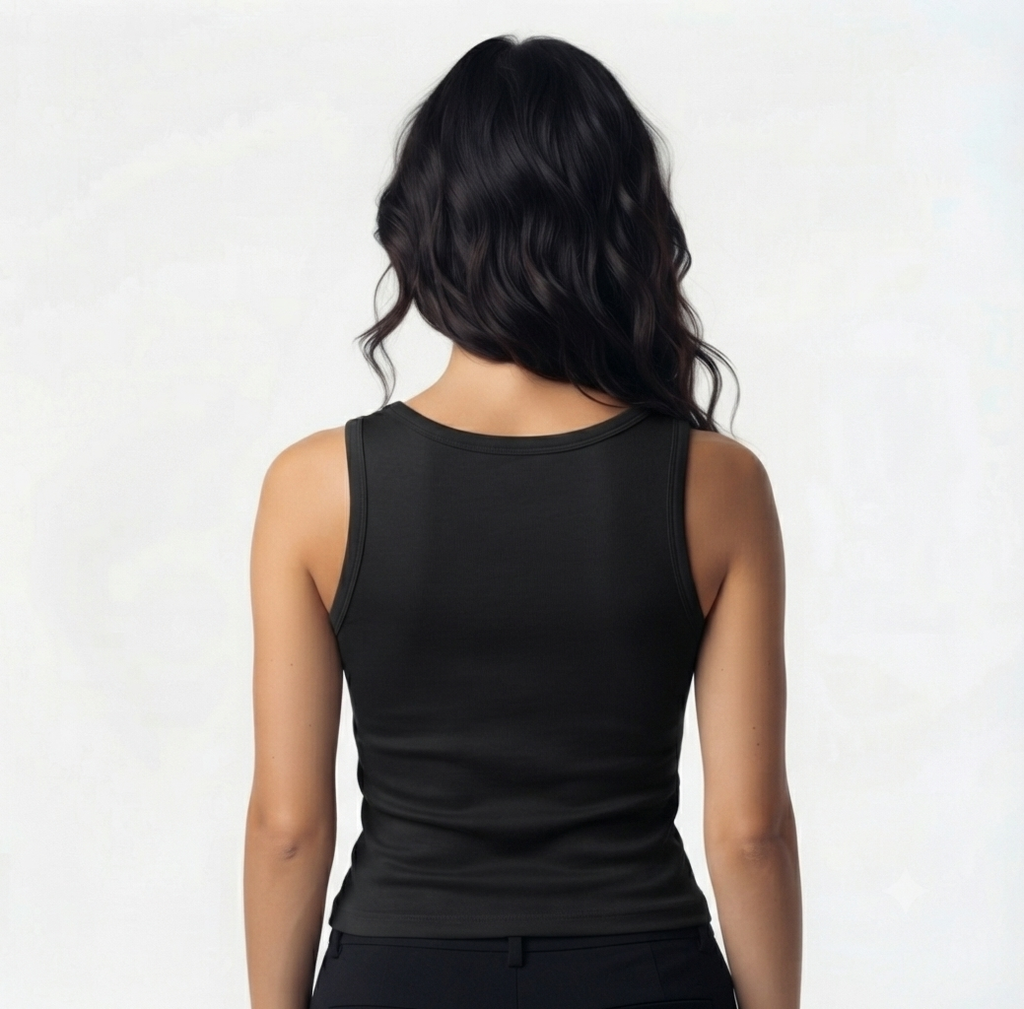 Ninety Minute Muscle Tank – Women Jersey (Black/White)
